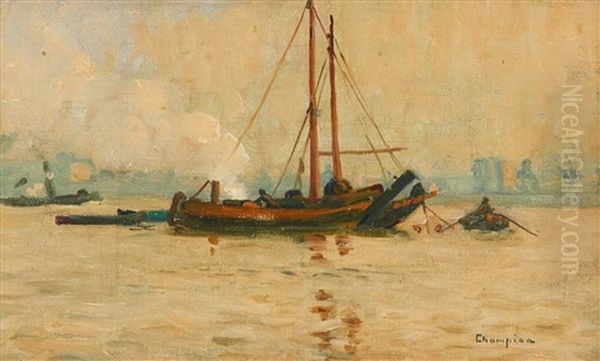 Boote Auf Dem Rhein - view 1