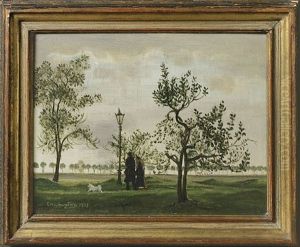 Spazierganger Mit Hund