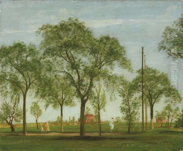 Landstrase Im Fruhling - view 1