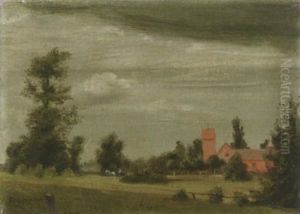 Niederrheinische Landschaft by Theodore Champion