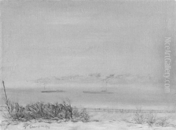 Winterliche Fluslandschaft - view 1