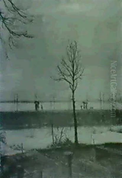 Coastal Scene With Figures - view 1