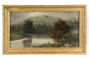 Mountain Lake In Summer