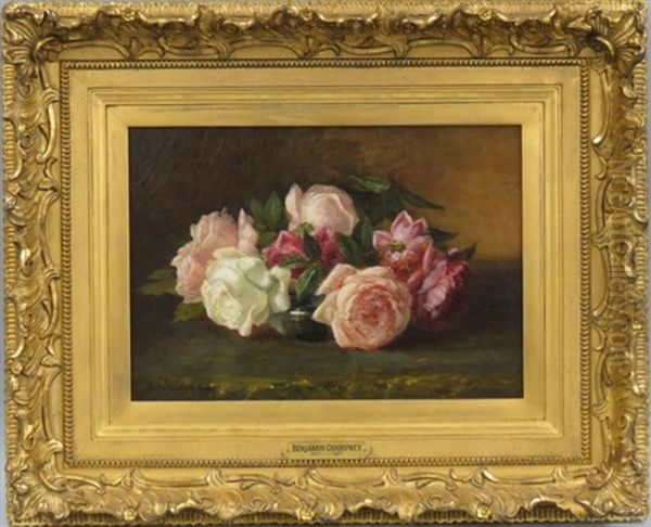 Still-life, Roses In Low Bowl - view 1