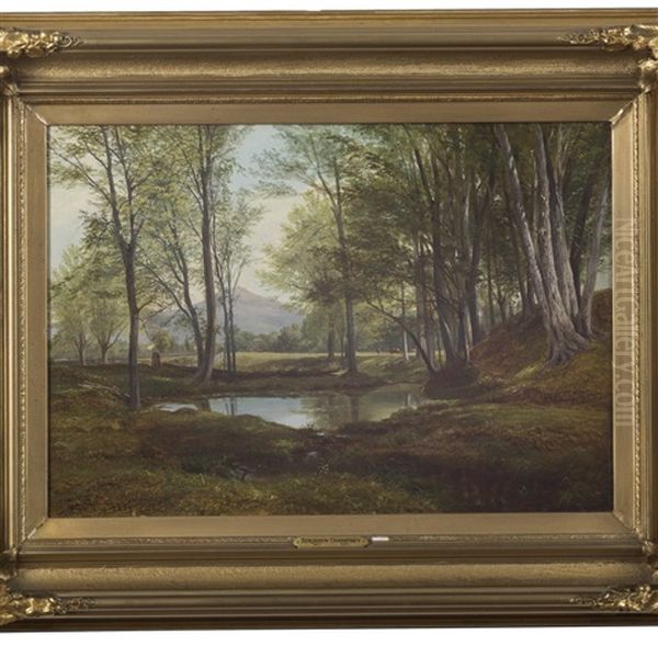 Mount Kearsarge From Artist"s Brook, North Conway, New Hampshire by Benjamin Champney
