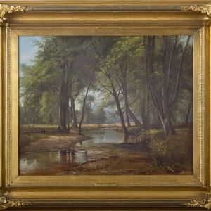 On Artist"s Brook, North Conway, New Hampshire by Benjamin Champney