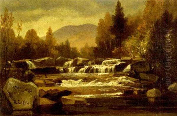 Mountain Stream In Autumn - view 1