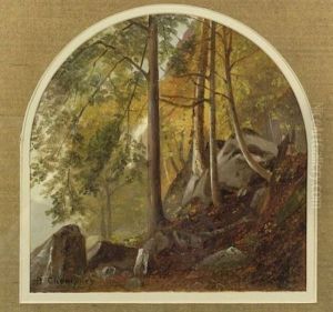 Hillside, Autumn by Benjamin Champney