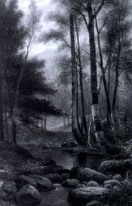 Landscape View With Birch Trees by Benjamin Champney