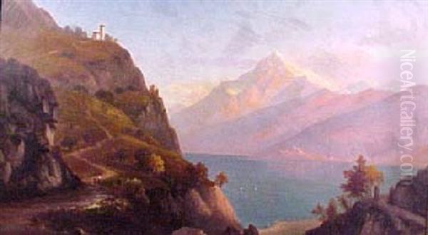 Landscape With Lake And Mountains - view 1