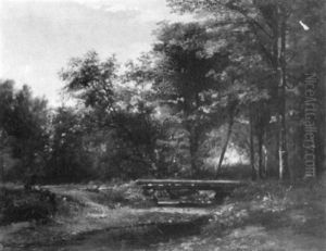 The Bridge At The Edge Of The Wood by Benjamin Champney