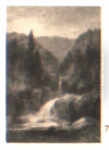 Waterfall, White Mountains - view 1