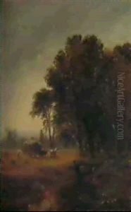 Haying by Benjamin Champney