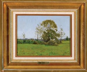 In The Field, Back Of Dames Farm by James Wells Champney