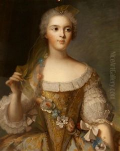 A Portrait Of Madame Sophie, Daughter Of Louis Xv (after Jean-marc Nattier) by James Wells Champney