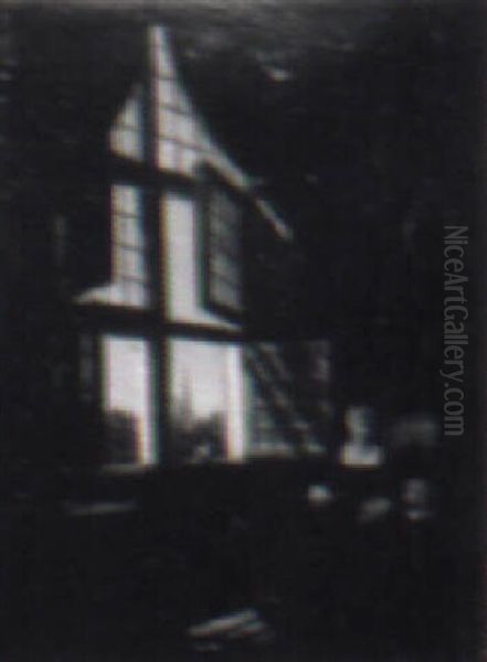 Interior With Lady And Child By A Window - view 1