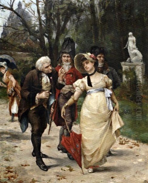 Elegantes Dans Le Parc - view 1