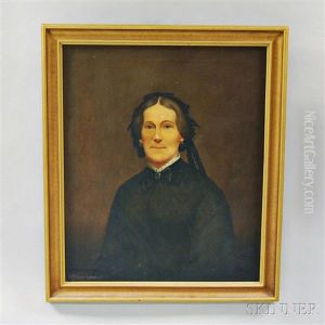 Portrait Of Emily Chellis by Joseph Goodhue Chandler