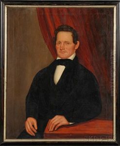 Portraits Of Captain Charles And Sylvia Parsons Of Conway, Massachusetts (a Pair) by Joseph Goodhue Chandler