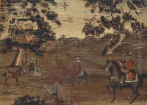An Overmantel Picture by Winthrop Chandler