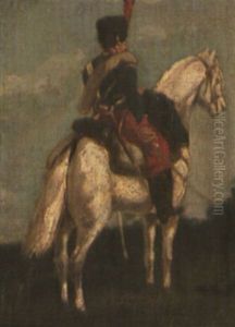 Militaire A Cheval by Eugene Chaperon