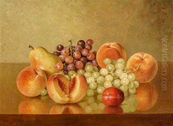 Still Life Of Fruit On A Ledge - view 1