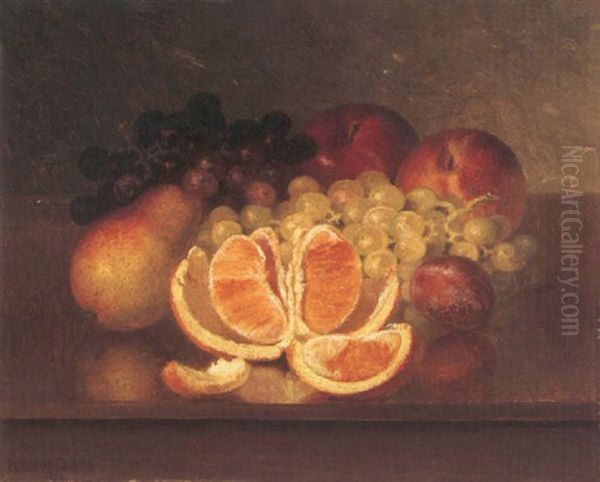 A Still Life With Grapes, Apples, And An Orange - view 1