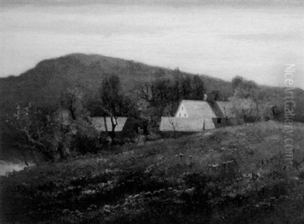 The Farm At The Foot Of The Mountain, Autumn - view 1