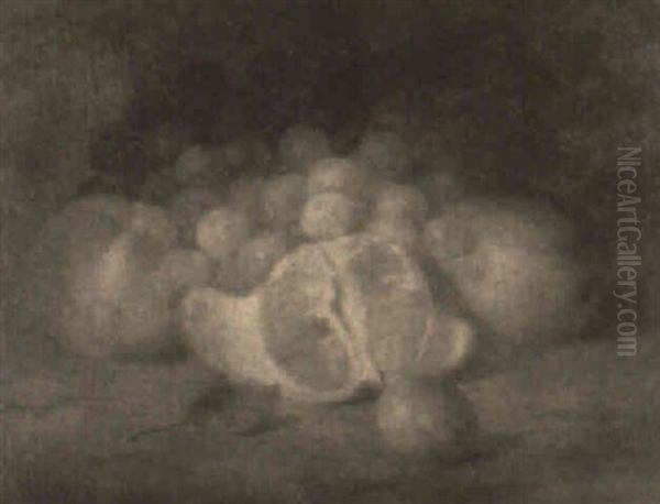 Still Life With Oranges, Grapes And Pear - view 1