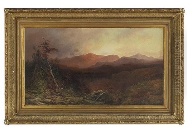 Sunset Over The Adirondacks - view 1