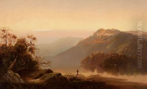 Sunset On The Hudson by Charles H. Chapin