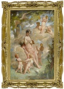Un Concert En Plein Air by Charles Joshua Chaplin