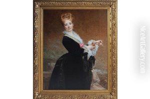 A Portrait Of A Lady by Charles Joshua Chaplin