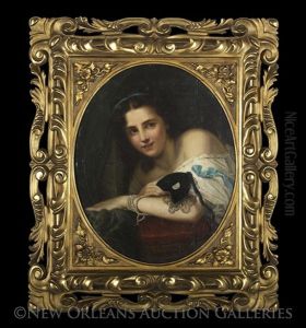 At The Bal Masque by Charles Joshua Chaplin
