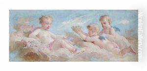 Putti Playing (2 Works) Putti Playing (2 Works)