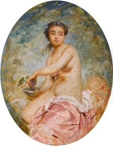 Une Bacchante by Charles Joshua Chaplin