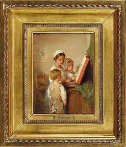 La Lecon De Lecture by Charles Joshua Chaplin