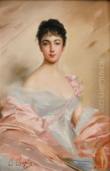 Portrait Of An Elegant Young Woman - view 1