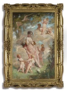Un Concert En Plein Air by Charles Joshua Chaplin
