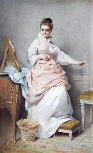 The Seamstress by Charles Joshua Chaplin