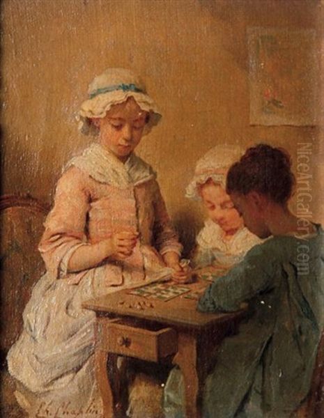 Enfants Jouant Au Loto - view 1