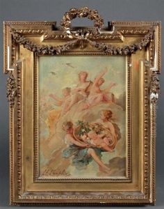 Allegorie De La Naissance by Charles Joshua Chaplin