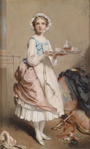 Das Stubenmadchen by Charles Joshua Chaplin
