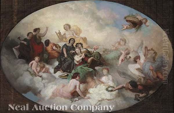 Apollo And The Muses (sketch) - view 1