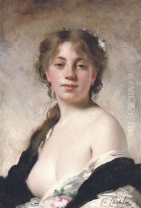 The Artist's Muse by Charles Joshua Chaplin