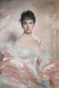 Femme En Rose by Charles Joshua Chaplin