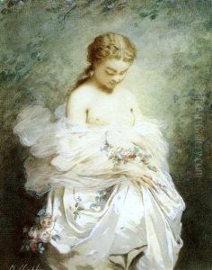 Jeune Fille by Charles Joshua Chaplin