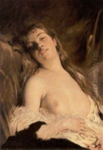 A Draped Nude A Draped Nude