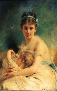 A Comforting Moment by Charles Joshua Chaplin