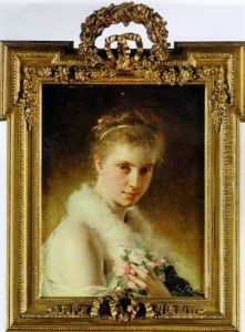 La Jeune Fille Aux Roses by Charles Joshua Chaplin